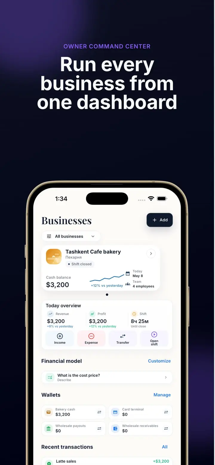 OwnerDeck — Ekran 1