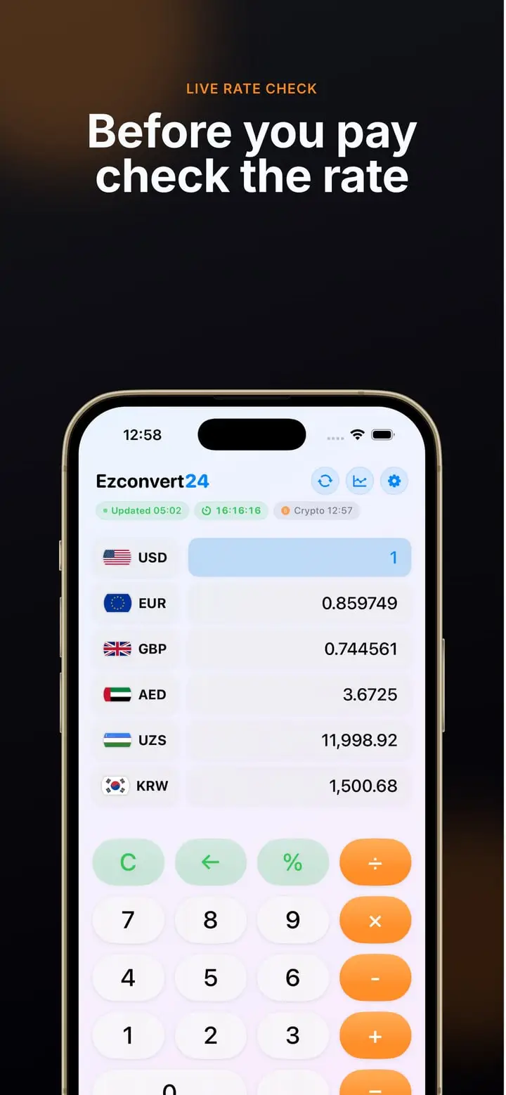 Travel FX — Ekran 1