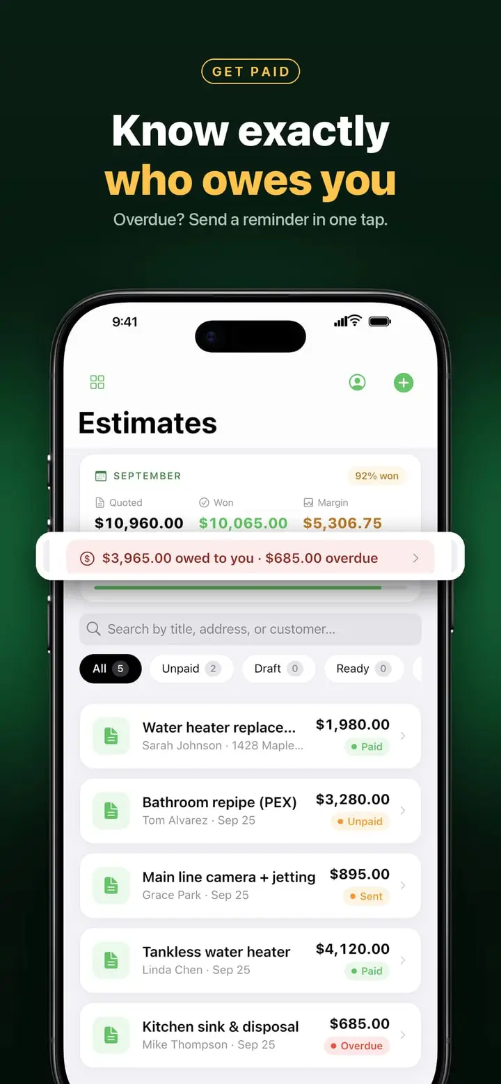 QuoteCrew — Ekran 2
