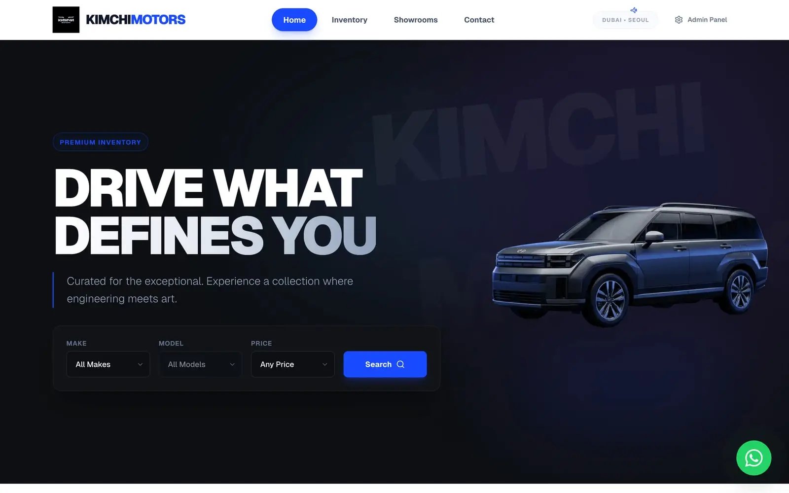 Kimchi Motors — Ekran 1