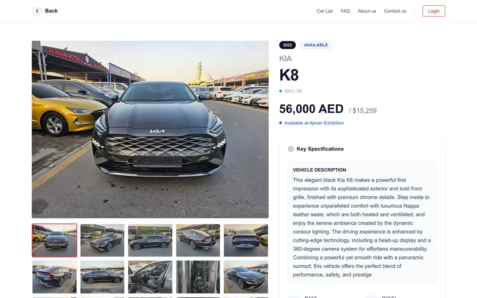 Kimchi Motors — Ekran 4
