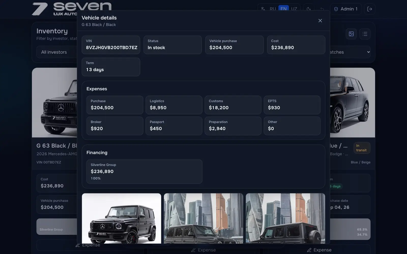7cars — Ekran 5
