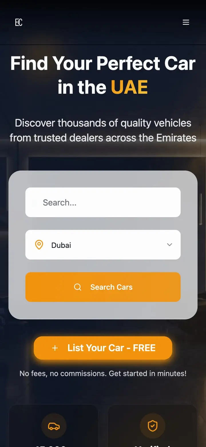 EZCAR24 — Ekran 1