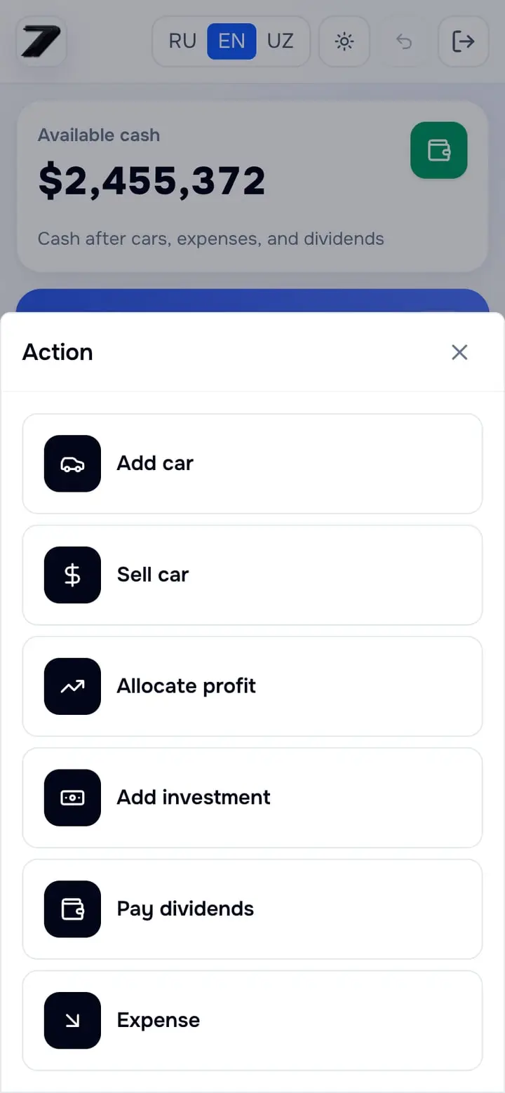 7cars — Ekran 3